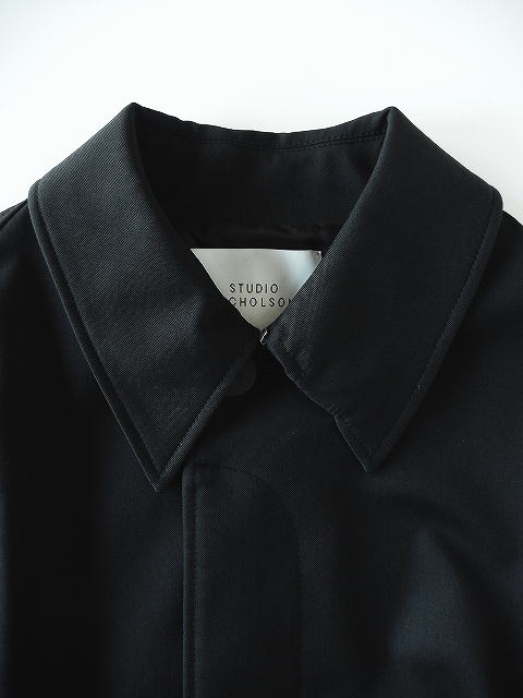 STUDIO NICHOLSON カーディガンMサイズ　BLACK レディース】BOILED WOOL CARDIGAN | STUDIO NICHOLSON(スタジオ
